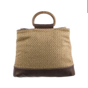 R&Y Augousti Fabric Handle Bag